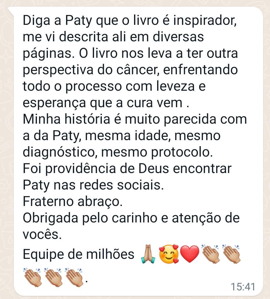 Leitora se viu descrita no livro
