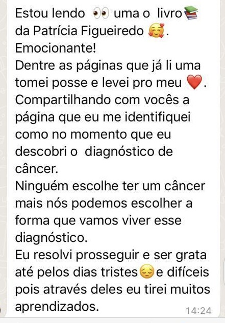 Leitora ressignificou o diagnóstico